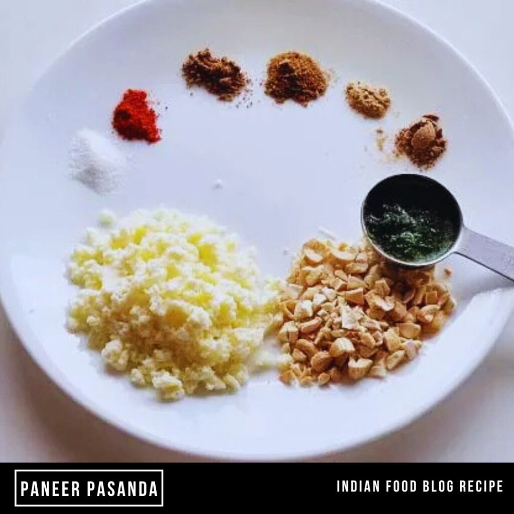 paneer pasanda ingredients