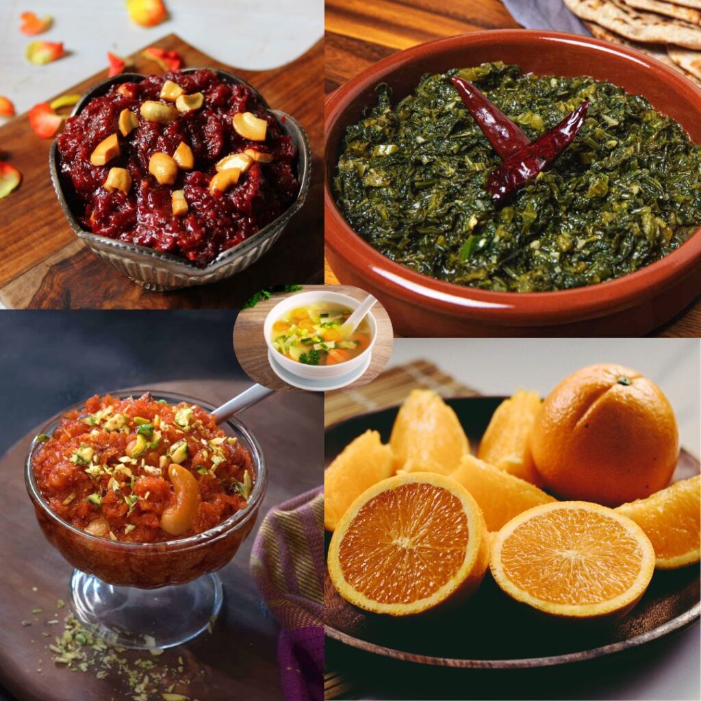 Healthy Food In winter