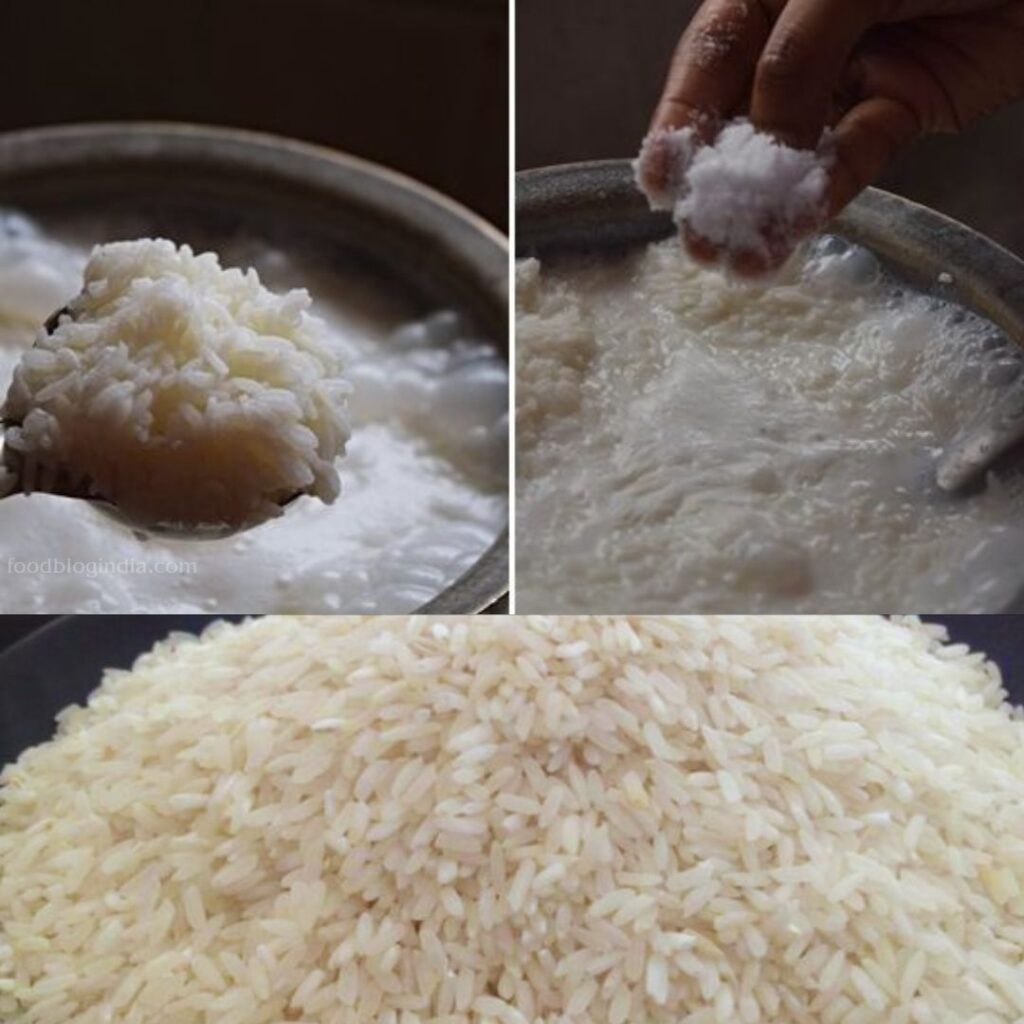 cooking rice for pongal