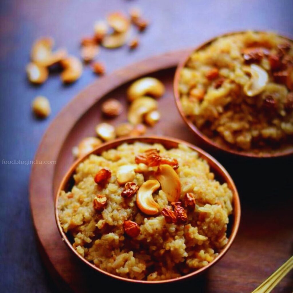 sweet pongal