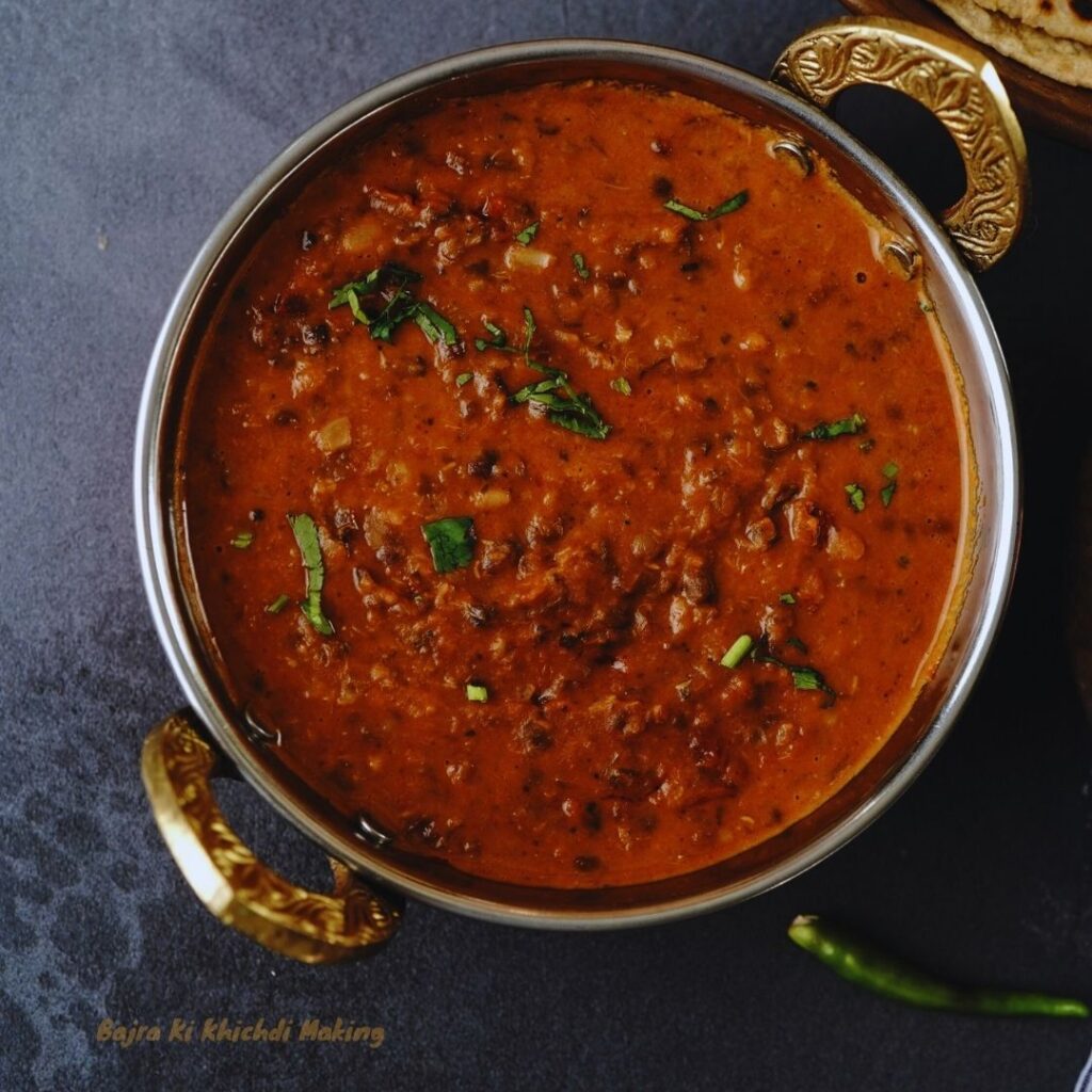 bajra khichdi making