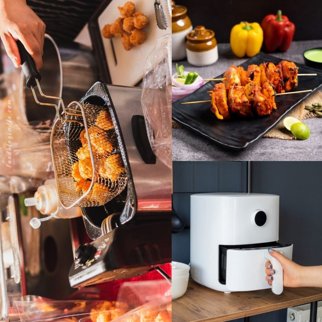 Air fryer paneer tikka